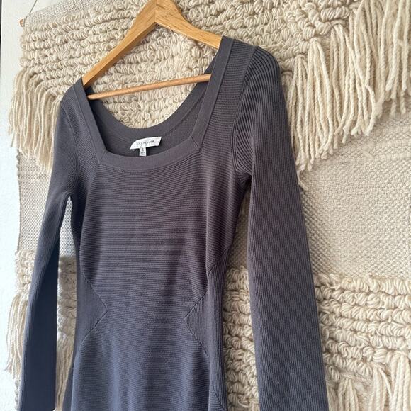 Toccin Gray Sweater Dress - Picture 2 of 7